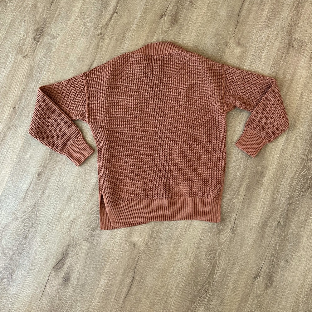 Universal Thread Rust Cardigan Sweater - Picture 2 of 3